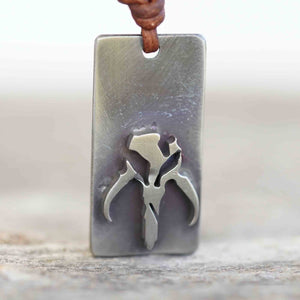 Star Wars Gifts Mandalorian Necklace Mythosaur skull